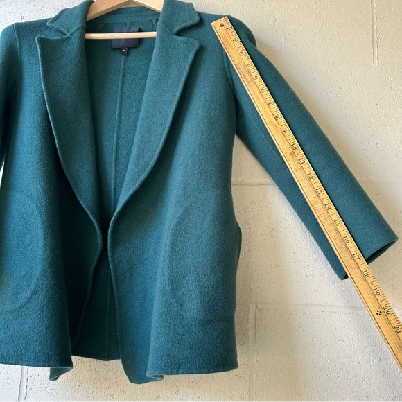 Theory Open Front Double Face Cashmere Wool Blend Jacket Coat - Picture 11 of 16